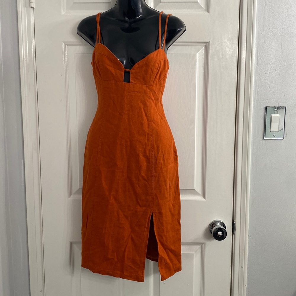 Forever 21 orange dress